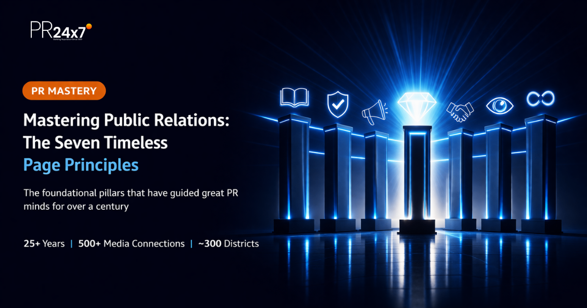 Page Principles Mastering Public Relations: The Seven Timeless Page Principles | PR 24x7